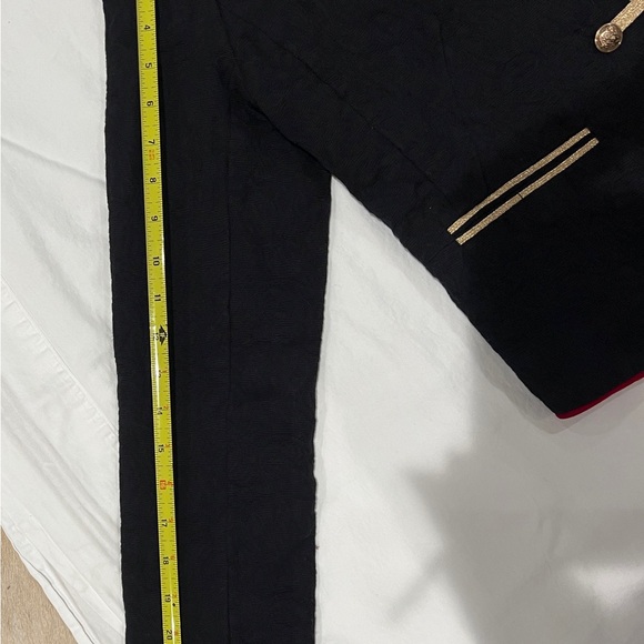 NWT Free People fabulously detailed, rare Navy cropped jacket! - Picture 5 of 7